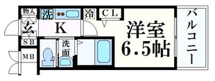 エステムコート神戸ハーバーランド前Ⅶレーベルの物件間取画像